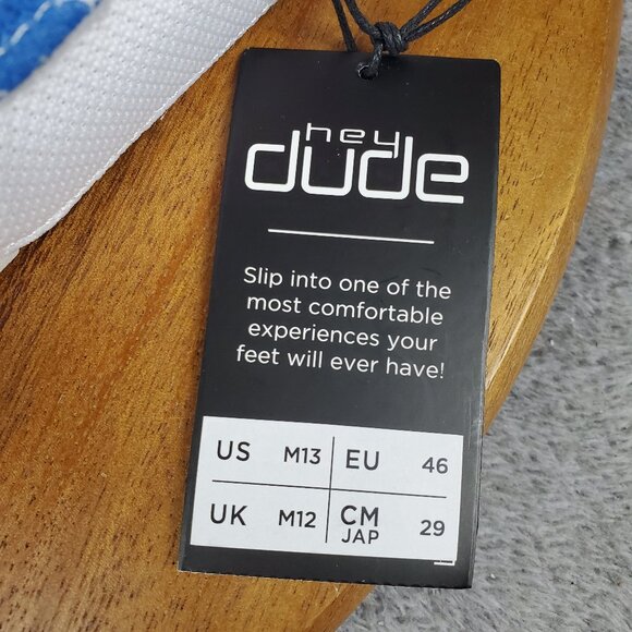 Hey Dude Slides Men's 13 Phoenix American USA Flag Slip On Casual Sandals - Picture 7 of 10